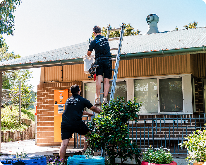 Dylsal Plumbing team servicing a commercial property