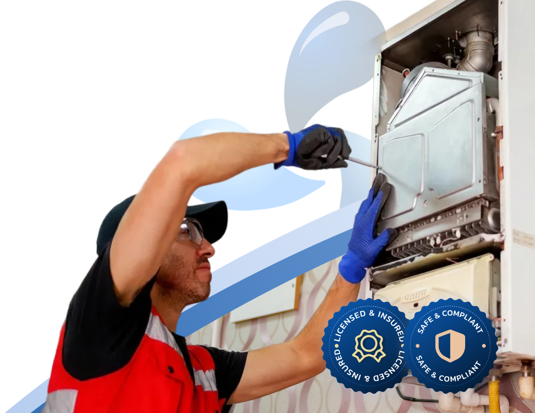 Dylsal Plumbing gas fitter installing safe, compliant gas pipework