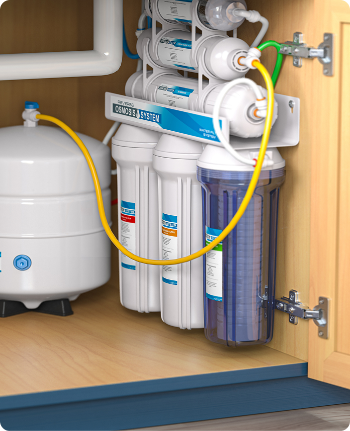 Whole-house water filtration system installed by Dylsal Plumbing