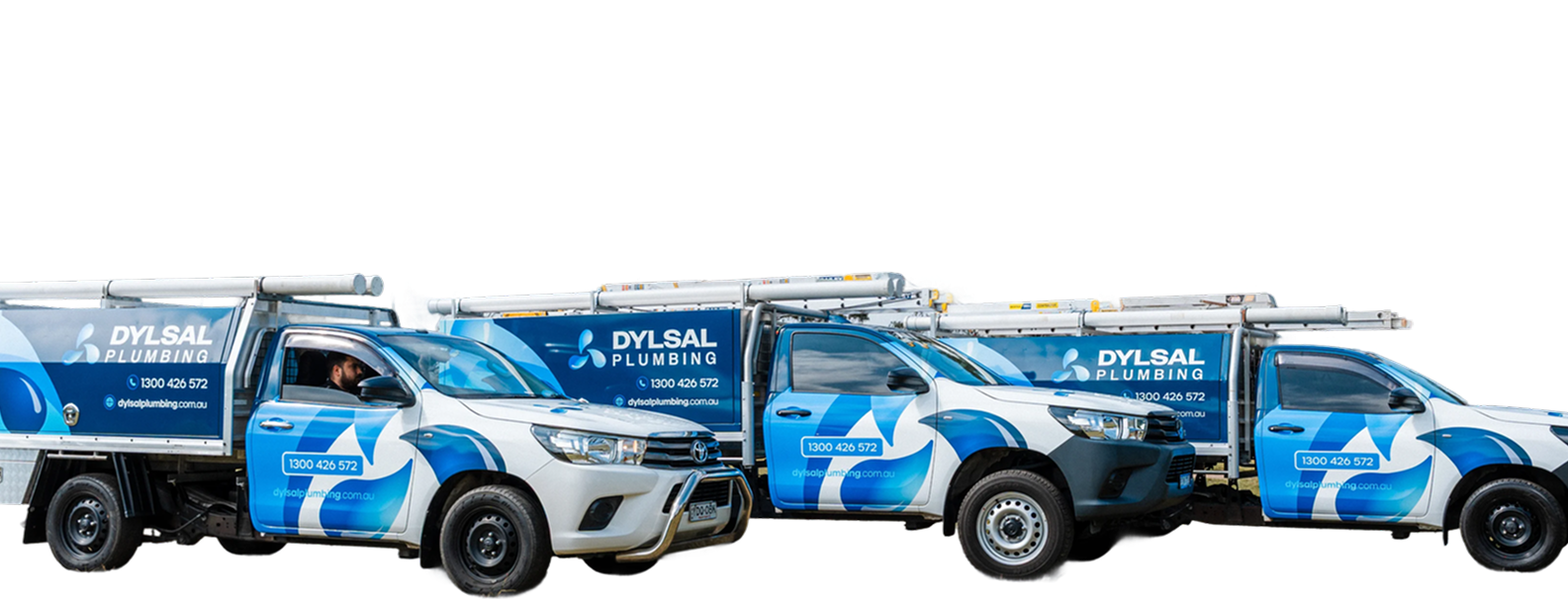DYLSAL Plumbing fleet of utes
